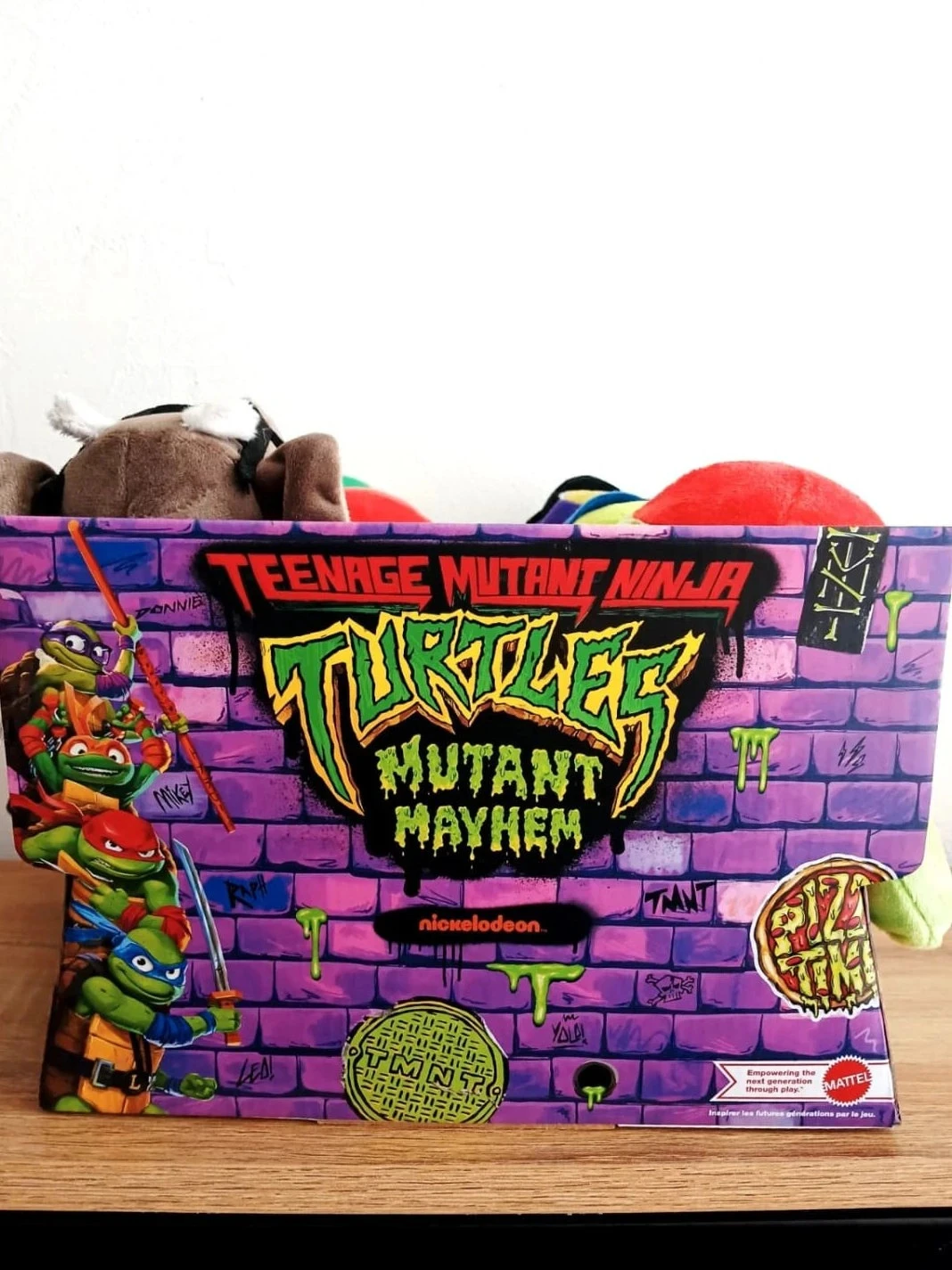 Set van 6 knuffels 16 cm TMNT Mutant Mayhem in display Nickelodeon – photo 2